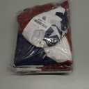 Motiloo American Pleated Fan Flag Bunting - 1.5x3Ft Patriotic Half Fan Banner for 4th of July, Memorial Day - Indoor/Outdoor Decoration (Set of 8)