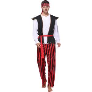 Lingway Toys Adult Men Pirate Costume For Halloween, Adult Halloween Costumes, M