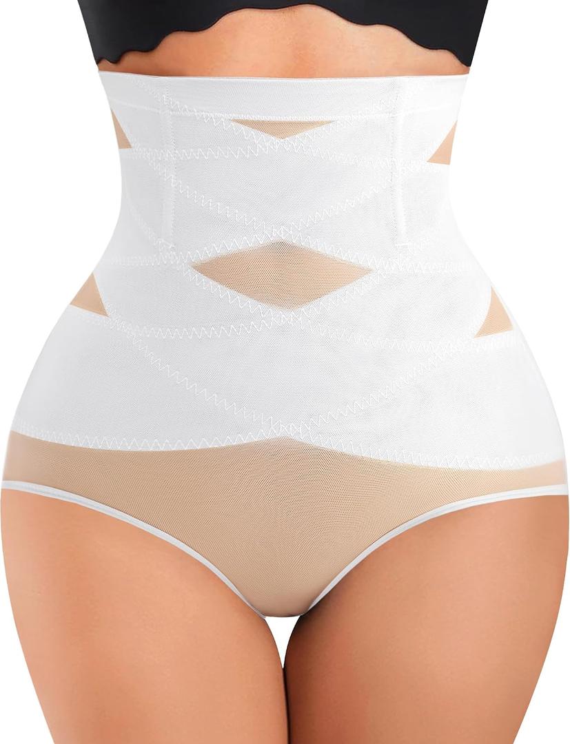 Nebility Womens' Tummy Control High Waist Trainer Body Shaper Small