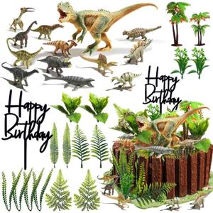 Dinosaur Birthday Cake DecorationsJungle Cake DecorationsHappy Birthday Dinosaur Cake Toppers for Cake