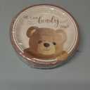 umoni Teddy Bear Paper Plates We Can Bearly Wait Baby Shower Party Supplies 48Pcs Bear Theme Party Dinnerware Plates Brown Birthday Tableware for Birthday Baby Shower Decorations