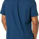 Amazon Essentials Mens Slim-Fit Short-Sleeve Two-Pocket Utility Shirt (Blue, XS)