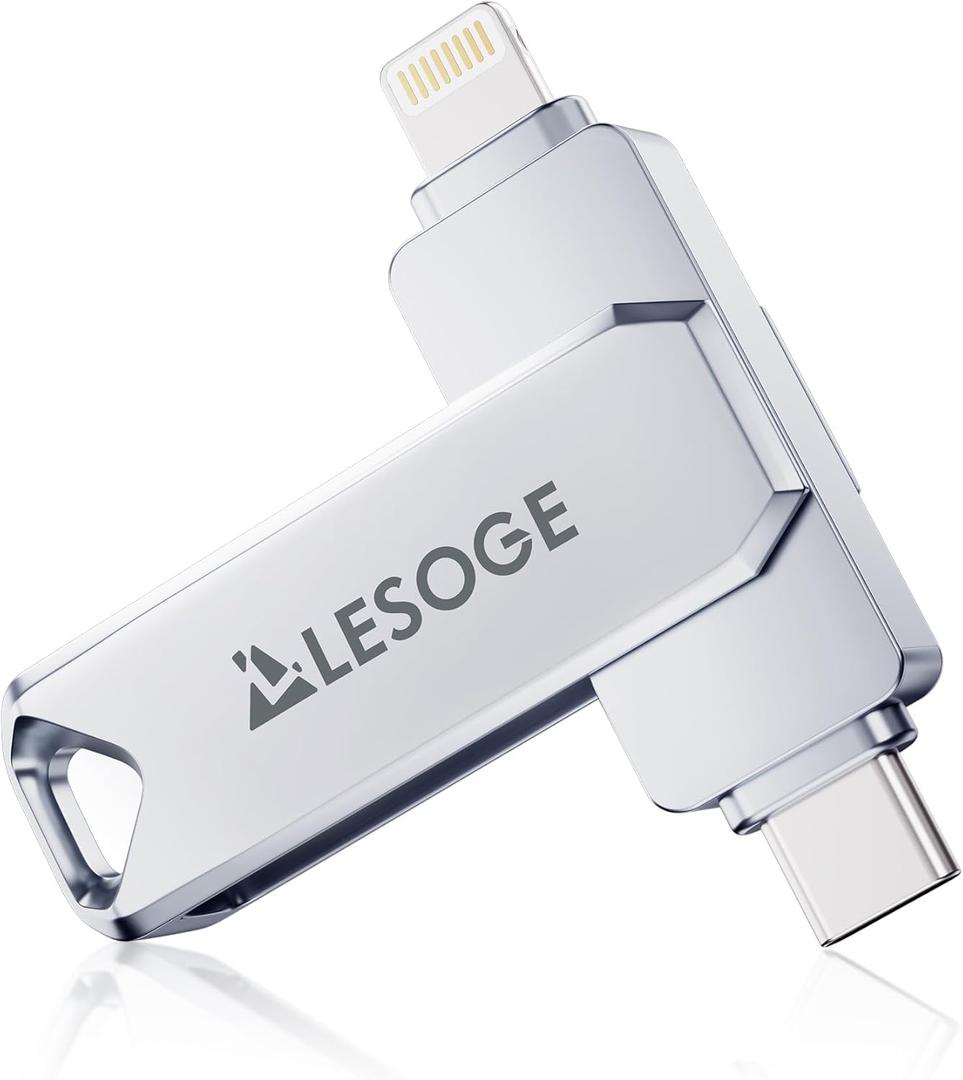 256GB Flash Drive for Photo Stick Thumb Drive(Light Grey)