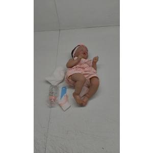 Realistic Reborn Baby Dolls Girl- 20 Inch Lifelike Newborn Dolls with Red Hair and Open Eyes, Weighted Cloth Body Real Life Baby Doll with Accessories and Gift Box for Kids 3+