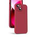 Supdeal Liquid Silicone Case for iPhone 13 Mini - [Camera All-Round Protection] [Soft Microfiber Lining Anti-Scratch] 4 Layer Full Covered Shockproof Gel Rubber Phone Case Cover, 5.4", Red