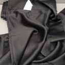 NICETOWN Black Blackout Curtains and Drapes 48 inches Long, Privacy RV Draperies for Small Windows, Thermal Insulated Curtain Panels (42" Wide, 2 Panels)