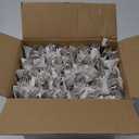 SUT 50 Pack Pre Rolled Silverware Set Disposable, 200 Pcs Silver Plastic Utensils Include 50 Forks, 50 Knives, 50 Spoons and 50 Napkins, Plastic Cutlery, Wrapped Silverware Set Disposable for Party