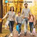 Water Bottle Holder with Strap for Stanley Cup 40 oz Tumbler with Handle, Personalized Initial Stanley Cup Accessories, Thanksgiving, Water Bottle Carrier Bag for Women & Men - Blue