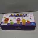 Ice Cream Color Sorting Toys for Toddlers, Montessori Learning Toys with ABC Letter Recognition Flash Cards for Preschool Kids (Alphabet)