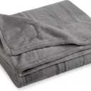 Sunbeam Heated Bedding Electric Plush Throw - Heated Blanket - 100% Polyester, 6x5ft