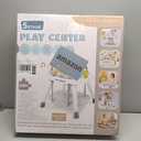 Time Followers 6-in-1 Baby Activity Center | Jumpers and Bouncers | 4 Stage Grow Stationary Standing Toddler Play Table | Shower Gift | Infant Essential for Baby Ages 6-36Month (White)