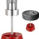 Portable Bubble Wheel Balancer, Heavy Duty Wheel Balancer with Bubble Level, Tire Balancing for Cars & Trucks, Rim Tire Balancer Machine for Car Light Truck Repair