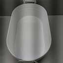 3 x Lallisa 4 Pcs 5.3 Gallon Galvanized Metal Drink Bucket with Handles, White