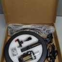 Ring Light with Stand and Phone Holder, USB 10" Ring Light for Desk, Overhead Camera Mount with Ringlight, Desk Lamp with Clamp for Photography/Makeup/Live StreamVideo/YouTube