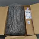 Chicken Wire Fencing Mesh, 16.9 Inch x 40 Feet Metal Floral Chicken Wire Fence for Crafts Poultry Garden, 0.6 Inch Hexagonal Galvanized Hardware Cloth Netting for Chicken Coop Barrier Rabbit Cage