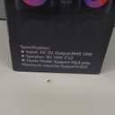 Karaoke Machine for Adults Kids, Portable Bluetooth Speaker with 2 Wireless Microphones, TWS Mode & LED Light, 10H Battery PA System Stage Monitors,Perfect for Home Party Outdoor Birthday Gifts(Black)