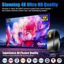 2026 Upgraded TV Antenna Indoor Outdoor,Digital Antenna for Smart TV Indoor,4K 1080P Free Local Channels, 3600+ Miles Range Digital HD TV Antenna with Signal Amplifier,Built-in Base Included