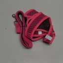 Eagloo Small Dog Harness and Leash Set, Step in Puppy Vest with Breathable Soft Mesh, Walking Reflective Pet Harness for Medium Small Dogs, Rose Red, L (L(Chest:18.2"-20.5"))