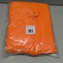 Hanes mens Zip-up Hoodie, Ecosmart Fleece Full-zip Hoodie for Men, Hooded Sweatshirt (3X-Large, Safety Orange)