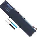 97WH 6GTPY Laptop Battery for Dell XPS 15 9560 9570 9550 7590 Precision 5510 5520 5530 5540 M5520 M5510 Vostro 7500 7590 Series 5XJ28 5D91C GPM03 4GVGH 5041C 1P6KD P56F P56F002 11.4V