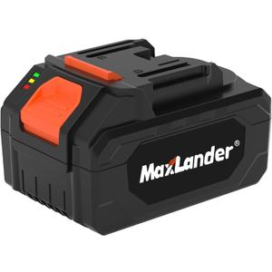 MAXLANDER 4.0Ah Lithium Replacement Battery, 20V Large Capacity Rechargeable Battery Pack with Power Display for Garden Electric ToolsNot Suitable Snow Blower