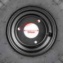 145/70-6 Wheels, 145 70-6 ATV Wheels for Quad ATV Go Kart Tubeless Tyres Kazuma Roketa 110cc Motovox MBX10 MBX11 MBX12 RT100