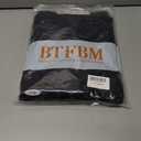 BTFBM Women Spring Dresses 2025 Elegant Wedding Guest Dresses Bodycon Tube Maxi Dress Split Floral Cocktail Dress (Black, XXL)