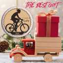 I'd Rather Be Cycling - Gone Cycling Ceramic Hanging Ornament - Cross Country, Cycling Christmas Ornament 2025, Cycling Home Decor (C10)