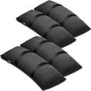 Rhino BaseMate Umbrella Base Weights 4-Pack Fillable Sand Bags for Umbrella Base & Patio Stand | Durable Weatherproof Sandbag Weights for Outdoor Umbrellas, Arched Design, Holds Up to 49 lbs Each