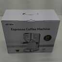 Espresso Machine 20 Bar, Compact Espresso Maker, Stainless Steel Expresso Coffee Machines with Steam Milk Frother & 34oz Removable Water Tank for Home Latte, Cappuccino, Silver