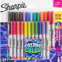 Sharpie Permanent Markers, Ultra Fine Point, Cosmic Color, Limited Edition, 24 Count