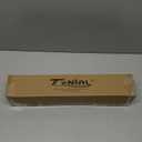 TONIAL Curtain Rods 32 to 58 Inch(2.6 to 4.8ft), Telescoping Splicing 3/4 Single Rods for Windows Christmas Decorative Drapery Rod with Acrylic Diamond Finial, Black