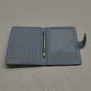 GOAUS Passport Holder for Travel with Airtag Card Slots, Money Pocket, Travle Gifts for Women Men RFID Blocking Wallet Book Case Blue