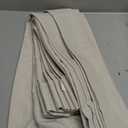 Aersas Natural Pinch Pleated Linen Curtains 84 Inch Length 1 Panel for Living Room Bedroom Cream Semi Sheer Window Curtain Boho Neutral Back Tab Pinch Pleat Drape with Hooks 84 Inches Long