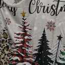 Christmas Tree Shower Curtain Buffalo Plaid Xmas Tree Winter Snowflake