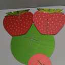 Bucherry 12 Inch Strawberry Cake Stand Strawberry 1st Birthday Decorations Wood Berry Cupcake Holder for Berry Decor Birthday Party Fruit Dessert Tower Baby Shower Summer Holiday Party Table Supplies