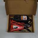 MOTOPOWER MP00205A 12V 800mA Automatic Battery Charger, Maintainer, Trickle and Desulfator (Black)