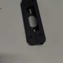 R-ing Doorbell Angle Mount, 30-55 Degrees Adjustable Door Mount for Wired Doorbell Pro/Plus(newest model), Widen Corner View Kit, Left/Right Universal Installation for House(Black)