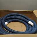 30 Foot Heavy Duty In Ground Pool Vacuum Hose, 1.5" Swivel Cuff, Blue, Polyethylene (PE) Material, 1.5" x 30 Ft, Strong, Durable, Corrosion-Resistant, Above Ground and Inground Pools