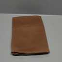 MIULEE Blackout Valance Mocha Rod Pocket Thermal Insulated Window Treatment Tiers Solid Short Curtain for Small Window Bedroom 52 x 18 Inches 1 Panel, Cappuccino Brown