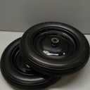 Cenipar 4.80/4.00-8" Flat Free Tire and Wheel 14.5" Solid Flat-Free Replacement Tire with 5/8" or 3/4" Axle Borehole,3-7" Adjustable Centered Hub for Wheelbarrow Hand Truck Garden Trailer and Trolley