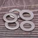 1.5" Stainless Steel Flat Washer (1.625" ID, 3" OD), 304 Stainless Steel 18-8, Bright Finish, Pack of 6