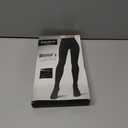 RubyRunk Fleece Lined Tights for Women, Warm Pantyhose leggings Women, Thermal Opaque Tights for Winter (Black)