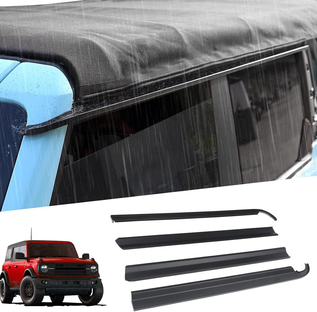Mabett Window Visor Rain Guards for 2021-2024 Ford Bronco 4-Door