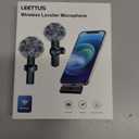 2pcs Lavalier Wireless Microphone for iPhone iPad Video Recording,Mini Microphone for Game Live Streaming,Interviews,YouTube,TikTok,Vlog(Not Applicable for iPhone USB-C Interface)