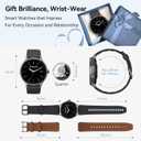 Smart Watches for Men/Women (2 Bands), 1.27 Round Smartwatch Fitness Tracker with Bluetooth Calls (Make/Answer), Heart Rate/SpO2/Sleep Monitor, 12 Days Battery, IP68 Waterproof
