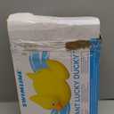 SWIMLINE ORIGINAL 90620 Giant Inflatable Lucky Ducky Pool Float | Oversized Ride-On Float with Stable Legs & Wings | Lounge Floatie Perfect for Parties & Relaxation (Large)