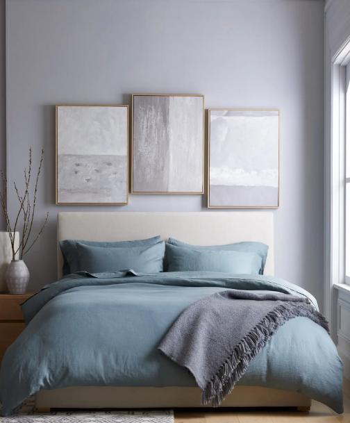 European Linen Duvet Cover Cover 80x90 And 2 Pillowcases 30x25