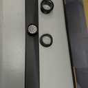 EXF Linear Shower Drain 28 Inch Matte Black with Reversible Flat & Tile Insert Cover, Stainless Steel Rectangle Shower Floor Drain with Hair Catcher, Adjustable Feet