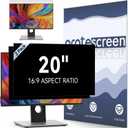 [2-Pack] 20 Inch Computer Privacy Screen Filter for 16:9 Widescreen Monitor, Removable Eye Protection Anti Glare Blue Light Filter Privacy Shield, Anti Scratch Anti Spy Screen Protector Film 20 In